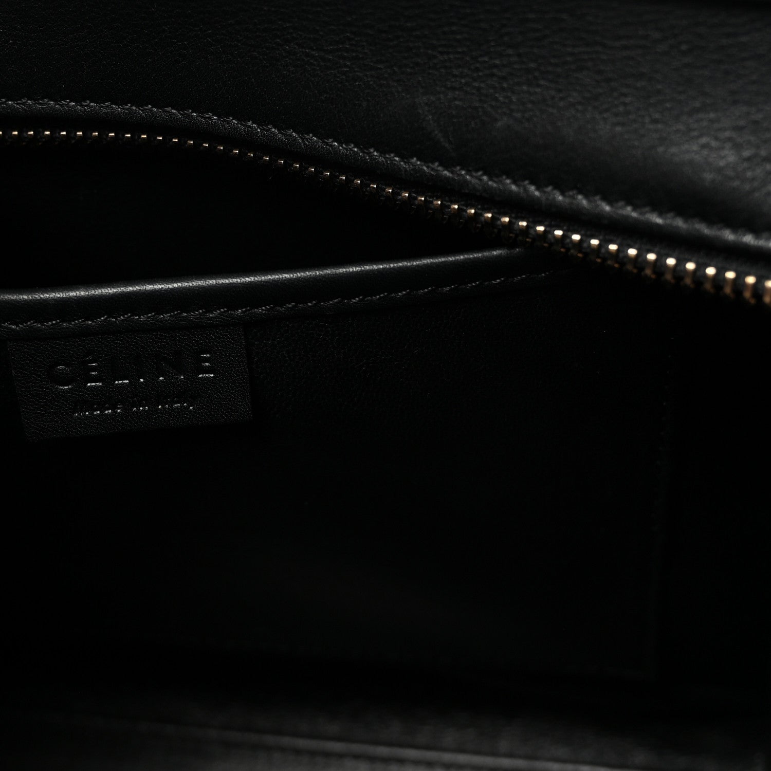 Celine Smooth Calfskin Nano Luggage Black 6 of 9