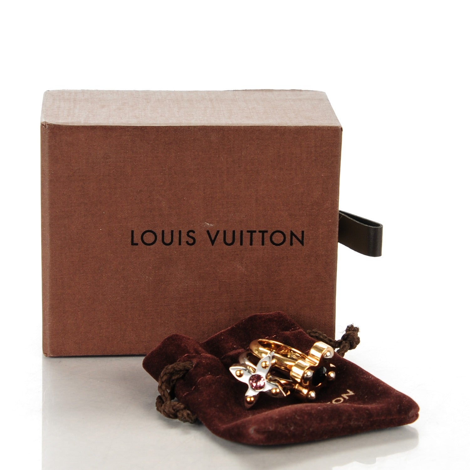Louis Vuitton Love Letters Timeless Ring Set Medium 6.5 4 of 8