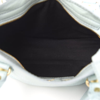 Balenciaga Agneau Giant 12 Gold Hardware Mini City Bleu Maldives 6 of 12
