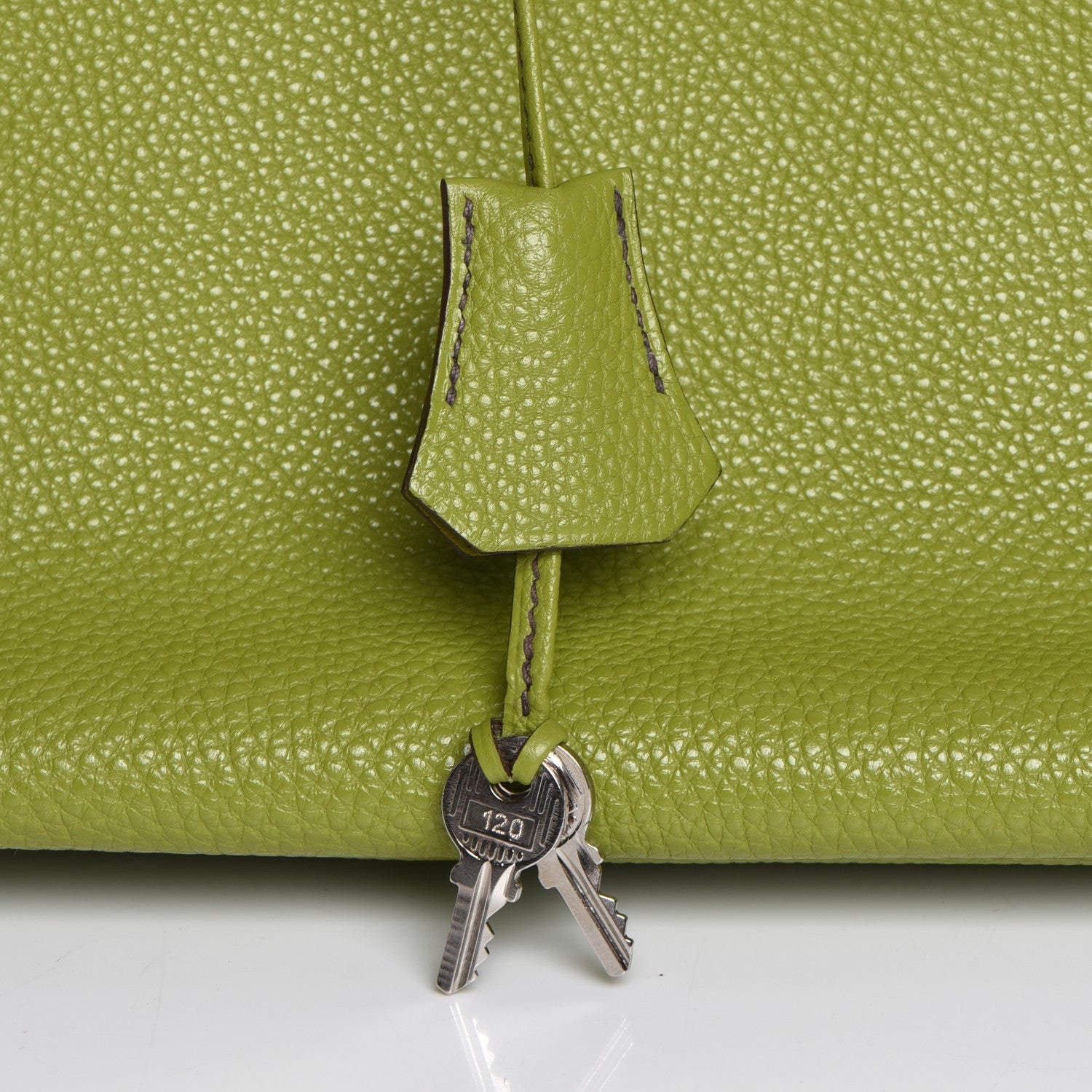 Hermes Togo Birkin 35 Vert Anis 20 of 28