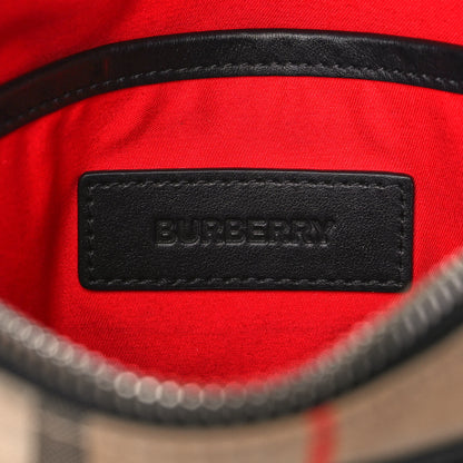 Burberry Canvas Calfskin Vintage Check Freddie Crossbody Bag Archive Beige 6 of 19