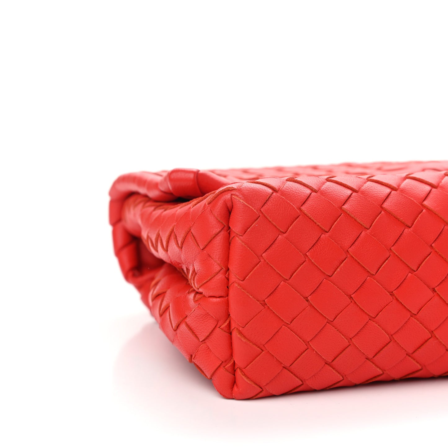 Nappa Intrecciato Baby Olimpia Shoulder Bag Vesuvio