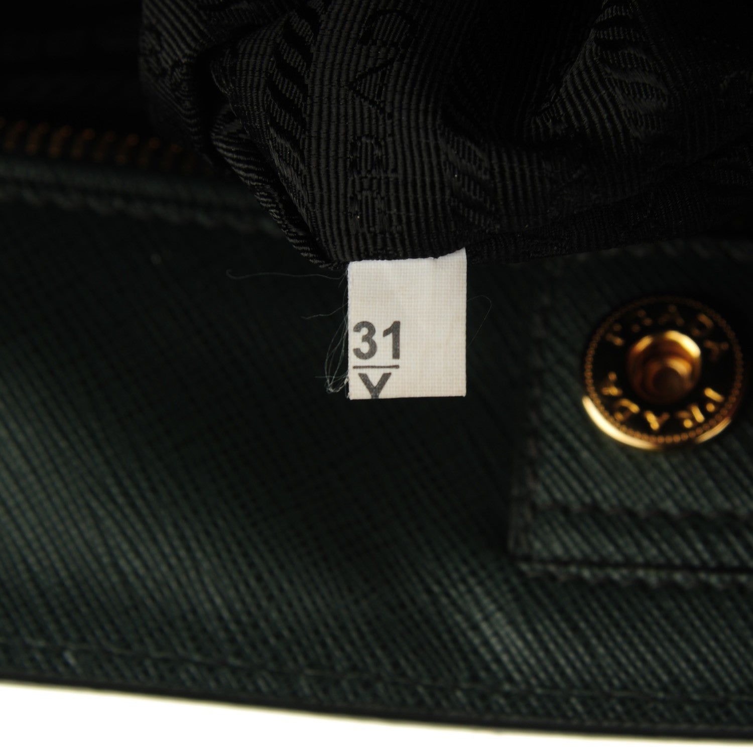 Prada Saffiano Lux Bi-Color Tote Smeraldo 7 of 8
