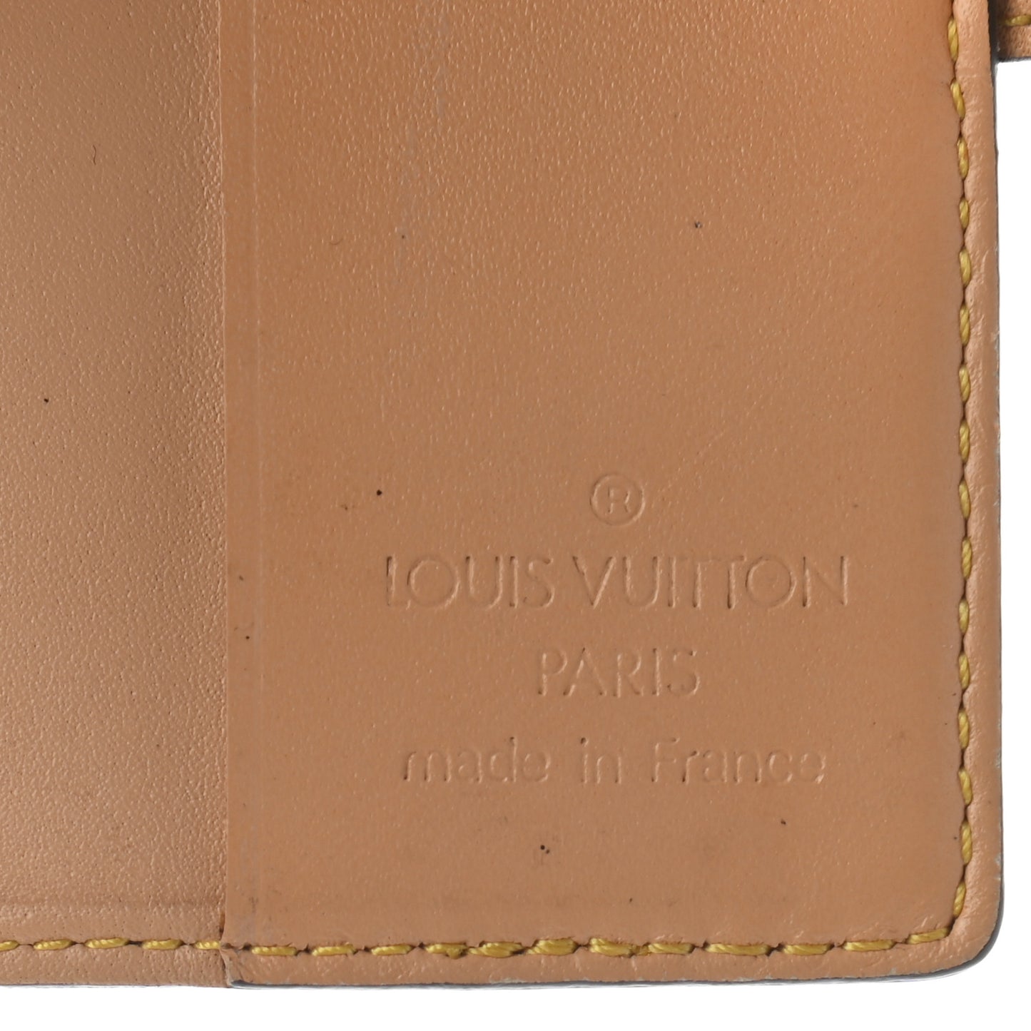 Monogram Cherry Blossom Carnet de Bal Mini Agenda Cover Brown