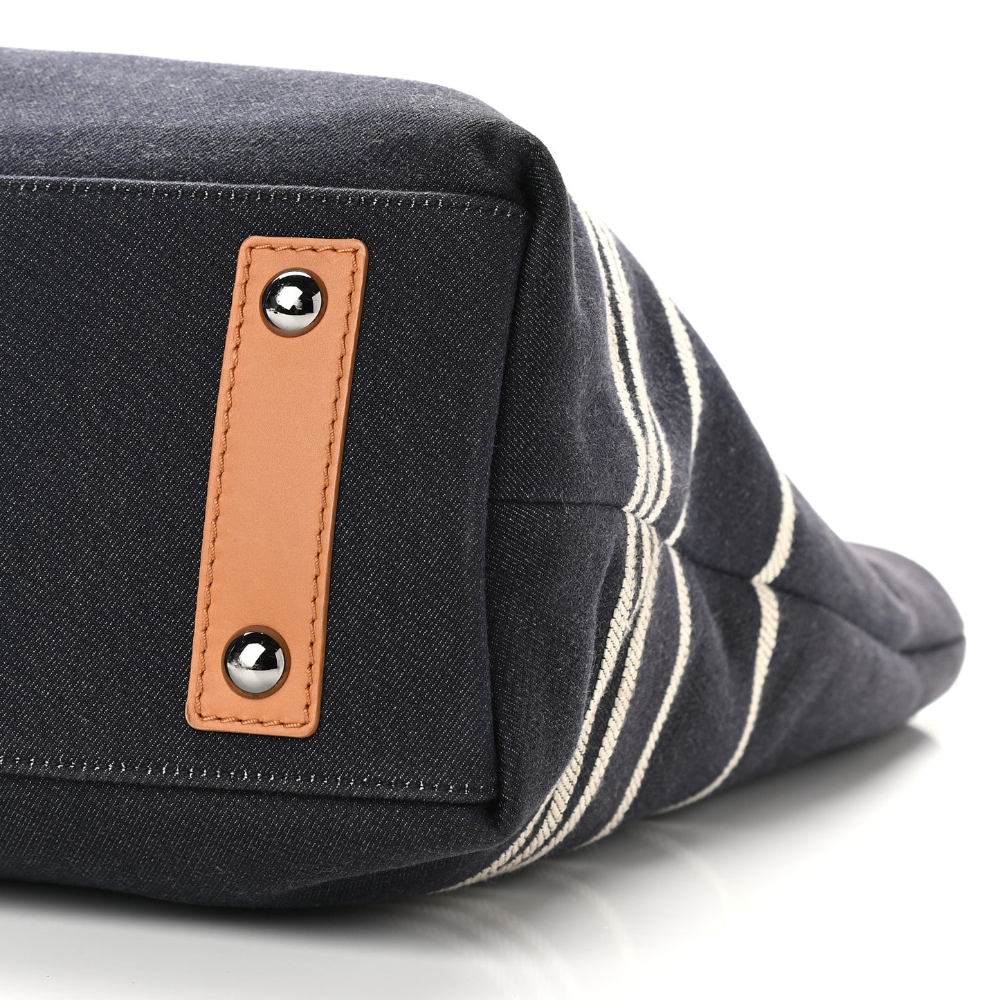 Denim Tall Shopping Tote Blue