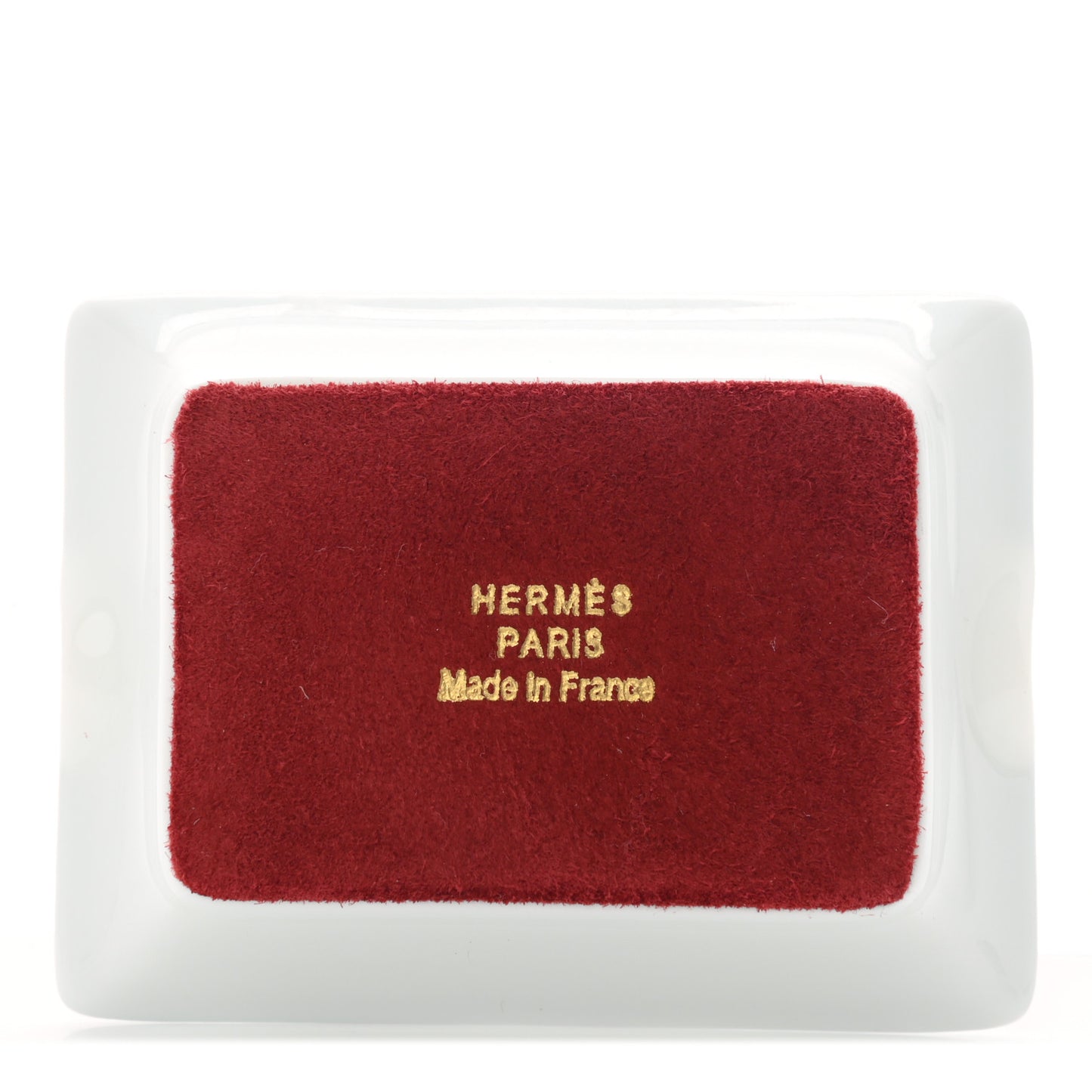 Porcelain Rocabar A Cheval Set of 4 Mini Ashtrays Multicolor