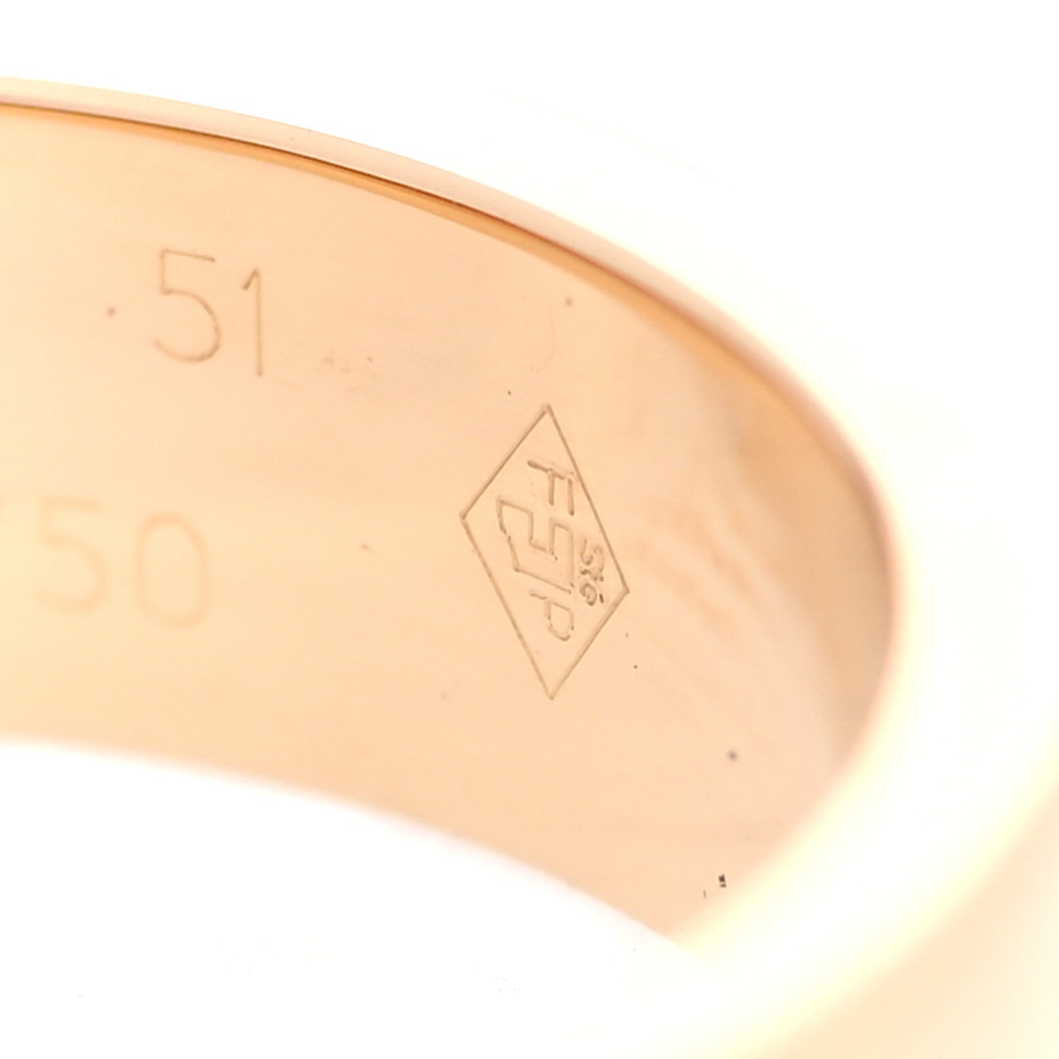 Cartier 18K Yellow Gold 5.5mm LOVE Ring 51 5.75 5 of 5