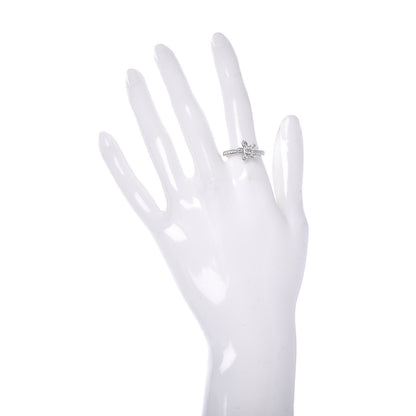 Van Cleef & Arpels 18K White Gold Diamond Socrate Ring 56 7.5 2 of 8