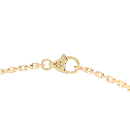 Cartier 18K Yellow Gold Diamond Interlocking LOVE Necklace 5 of 6