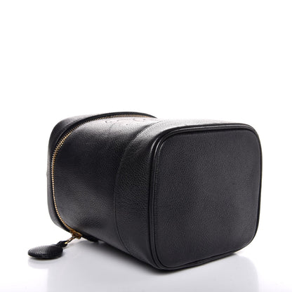 Chanel Caviar Cosmetic Vanity Bag Black 4 of 8
