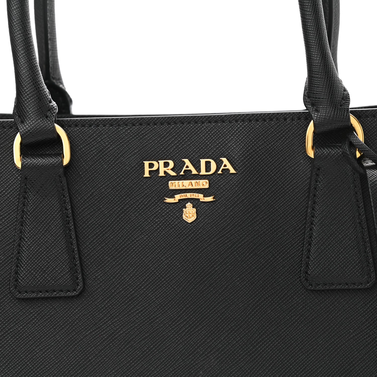 Prada Saffiano Tote Black 7 of 9