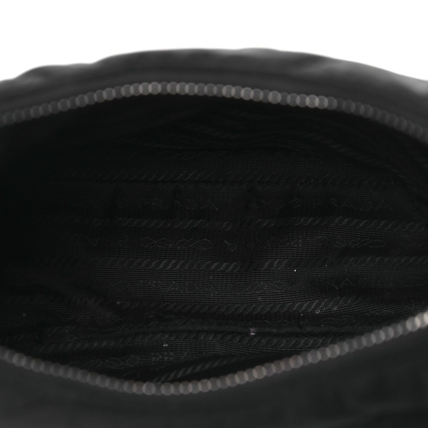 Prada Re-Nylon Triangle Padded Patchwork Shoulder Bag Black 5 of 17