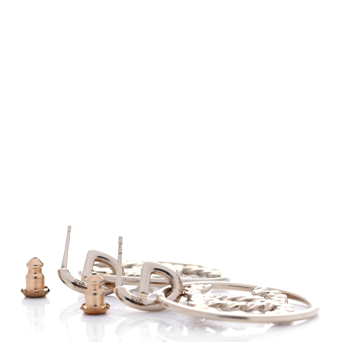 Baguette Crystal High Society CC Drop Earrings Gold