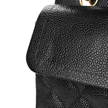 Chanel Caviar Quilted Small Double Flap Black 13 of 14
