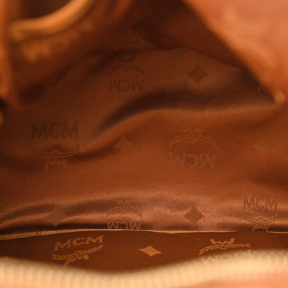 MCM Visetos Crown Stud Medium Stark Backpack Cognac 5 of 18