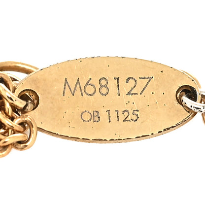 Louis Vuitton Brass Flower Full Bracelet Gold 6 of 6