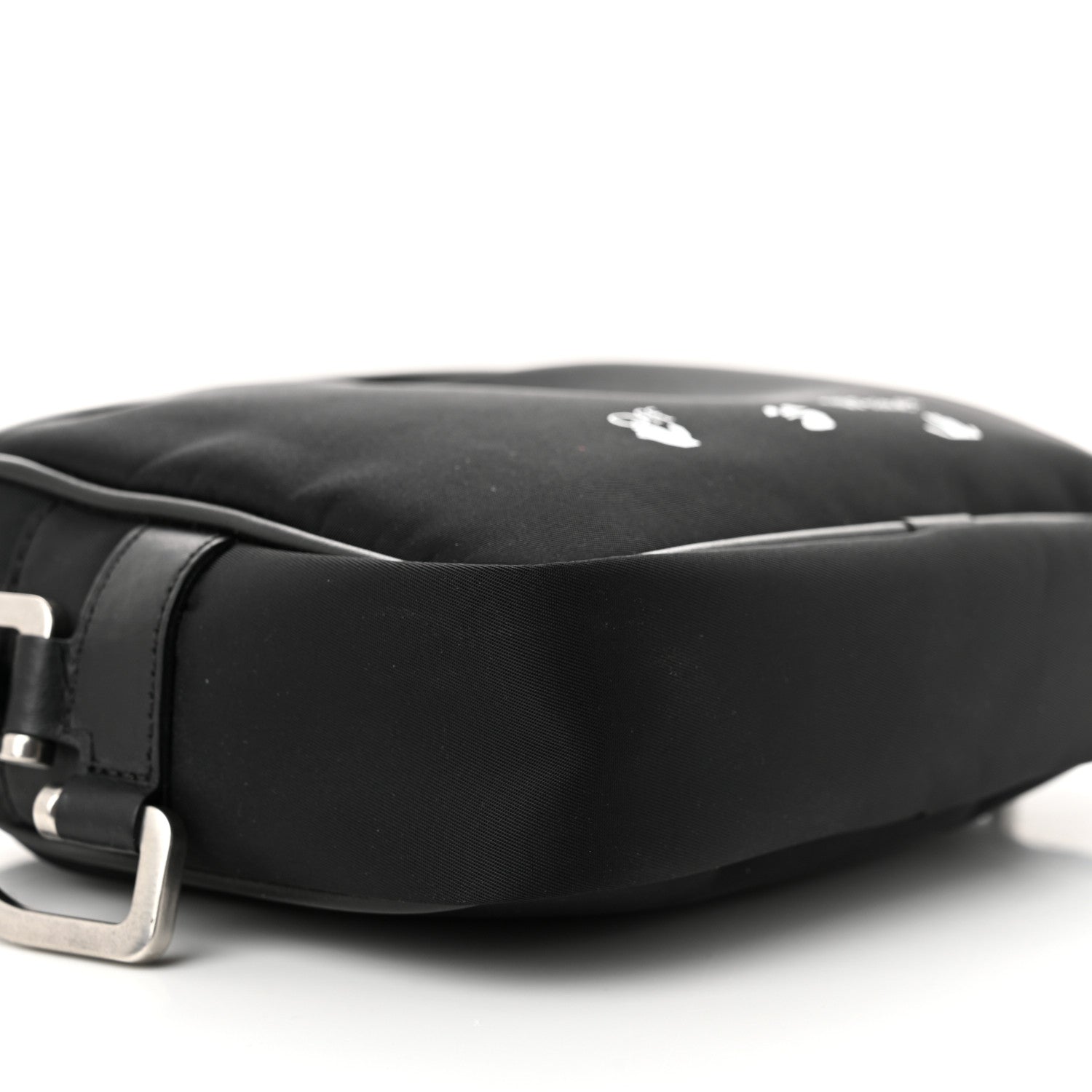 Off-White Nylon Logo Print Crossbody Bag Black 9 of 11