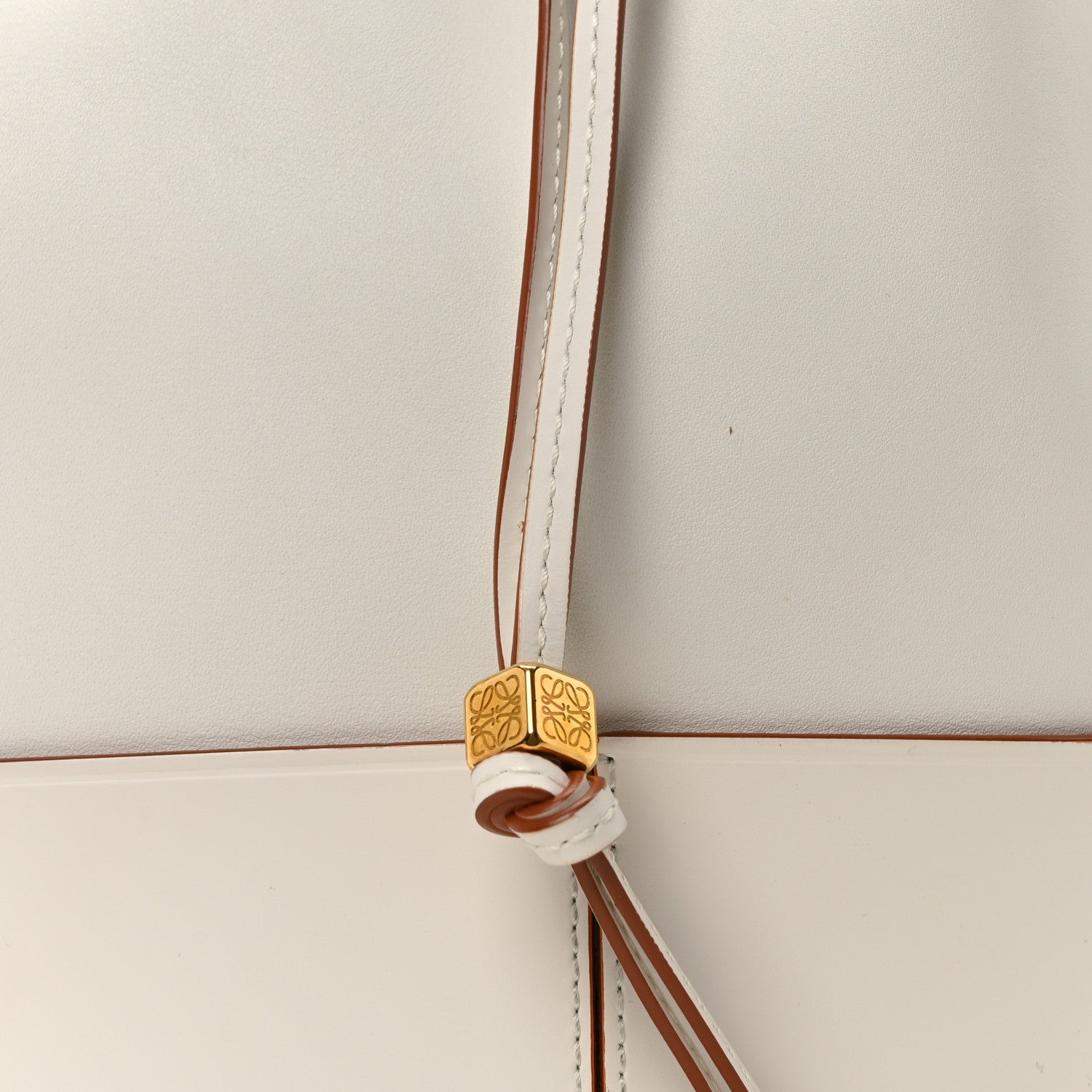 Loewe Calfskin Small Balloon Bucket Bag Soft White 7 of 9