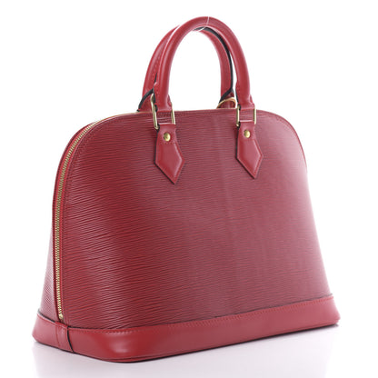 Louis Vuitton Epi Alma PM Castillan Red 3 of 11