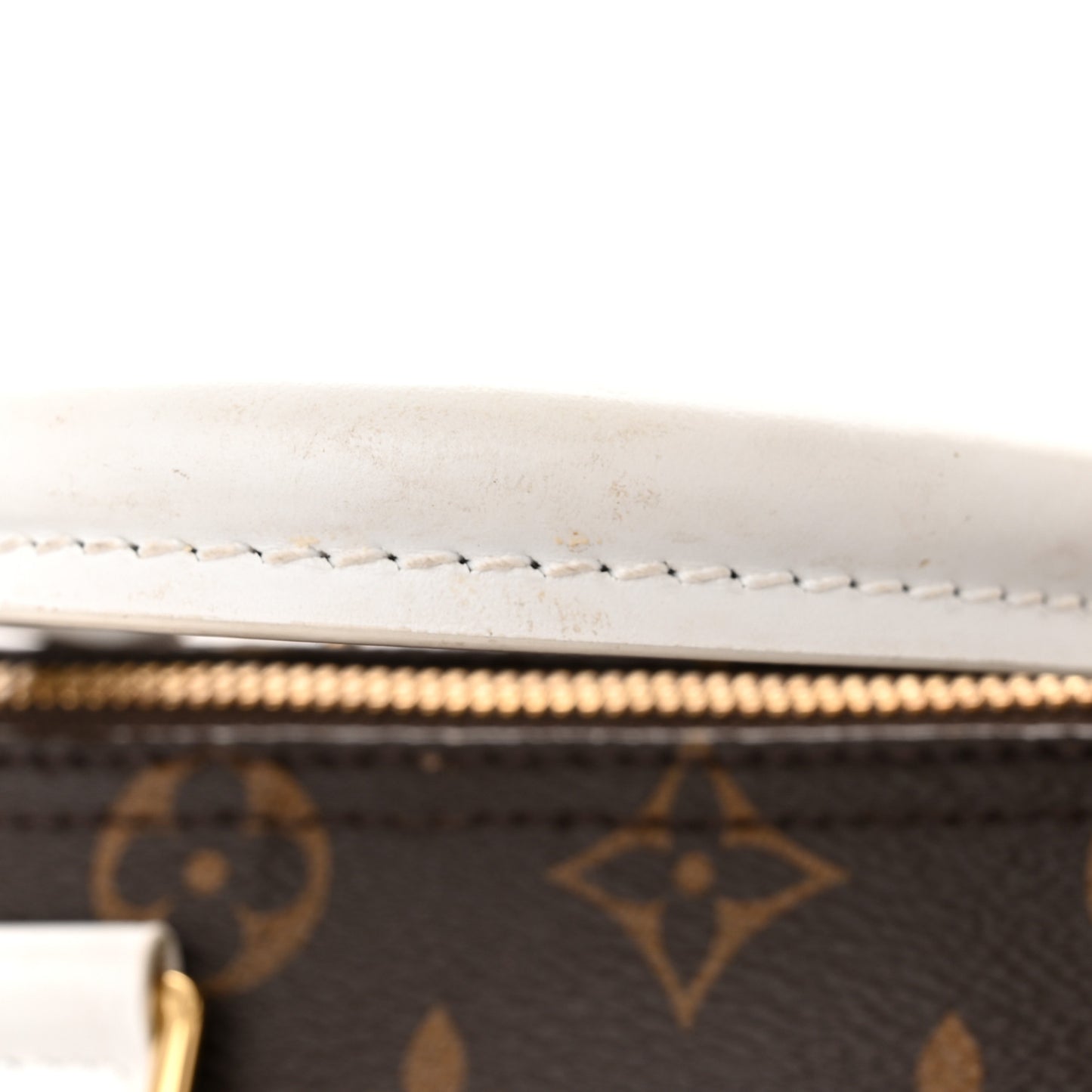 Monogram LV Match Speedy Bandouliere 25 White