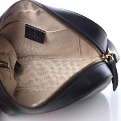 Gucci Calfskin Web Small Webby Bee Shoulder Bag Black 5 of 7
