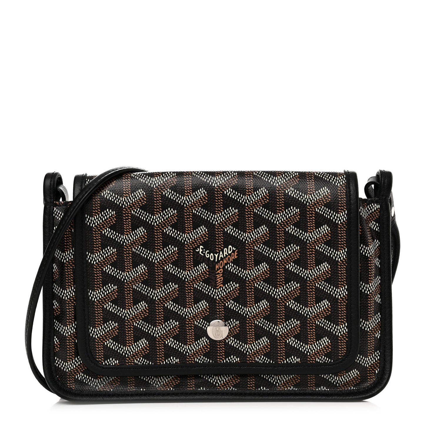 Goyardine Plumet Wallet Clutch Black