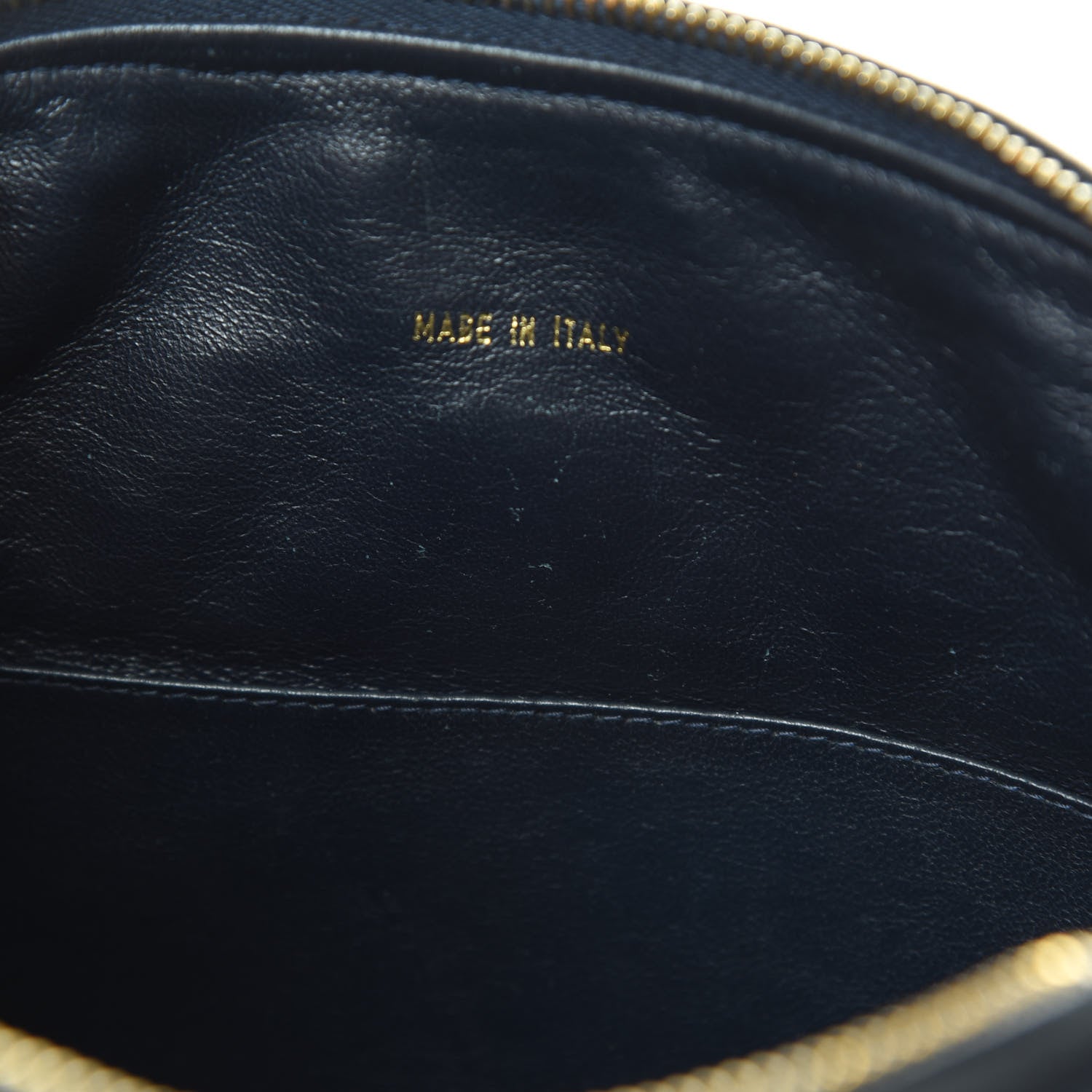 Chanel Lambskin Quilted CC Shoulder Bag Navy 15 of 19