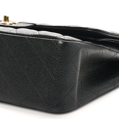 Chanel Caviar Quilted Jumbo Double Flap Black 10 of 10