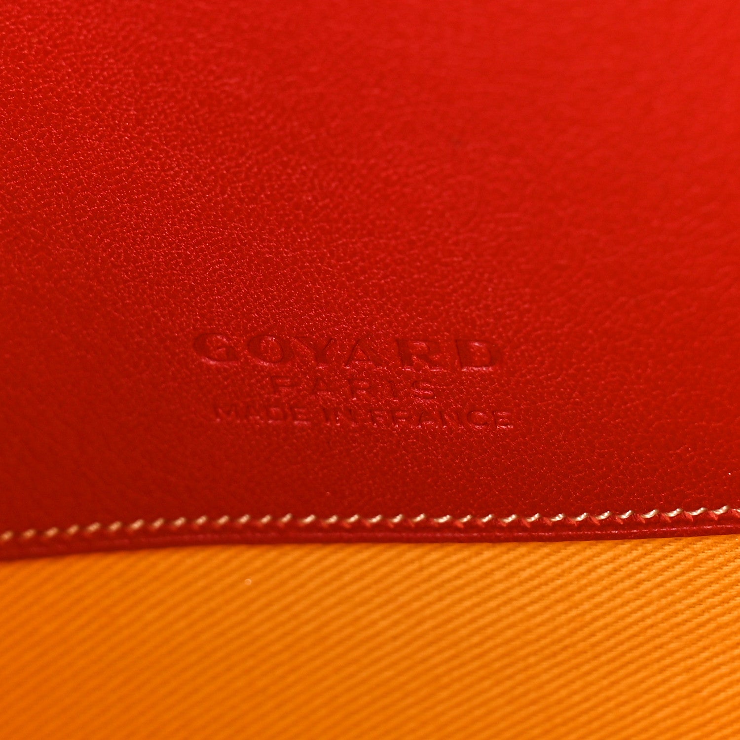 Goyard Goyardine Senat Pochette MM Burgundy 6 of 8