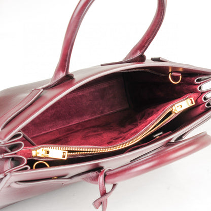 Saint Laurent Calfskin Small Sac De Jour Amarena 10 of 16
