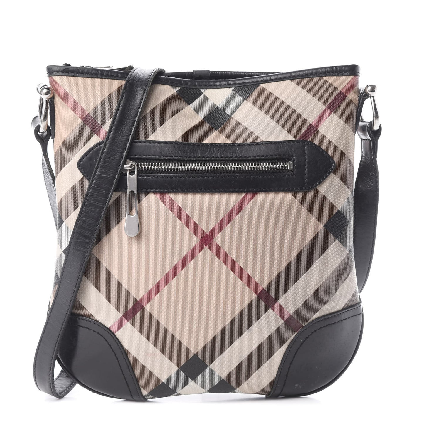 Supernova Check Small Dryden Crossbody Bag Black