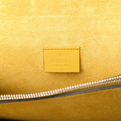 Gucci GG Supreme Monogram Crystal Bow Embroidered Medium Dionysus Shoulder Bag Yellow 5 of 10
