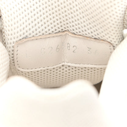 Chanel Suede Calfskin CC Sneakers 36.5 Beige Gold 8 of 8