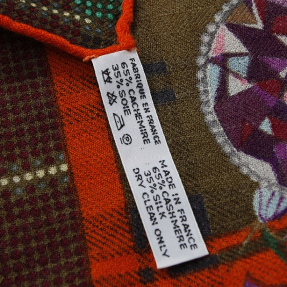 Cashmere Silk Fleurs dEcosse Shawl 140