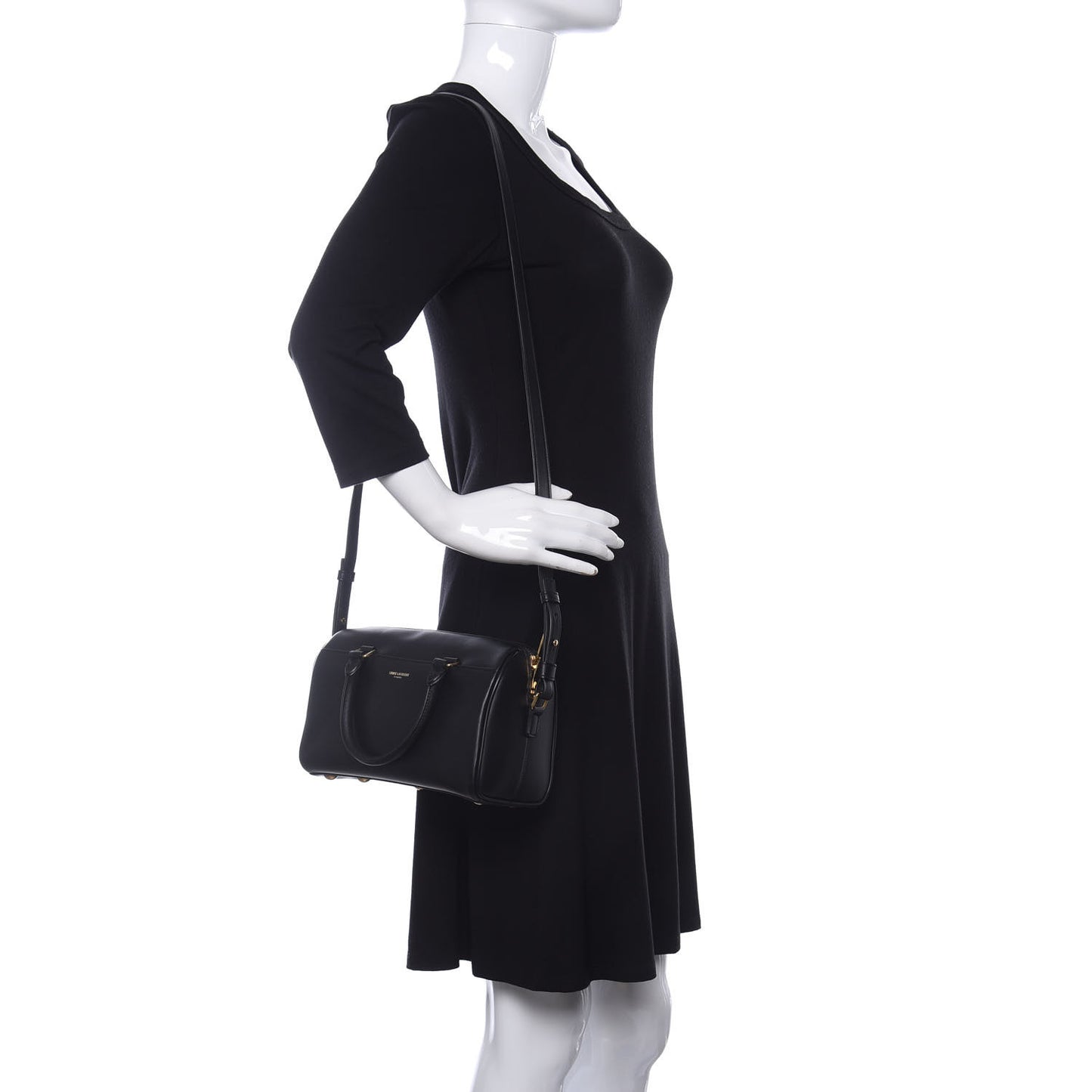 Calfskin Classic Baby Duffle Black