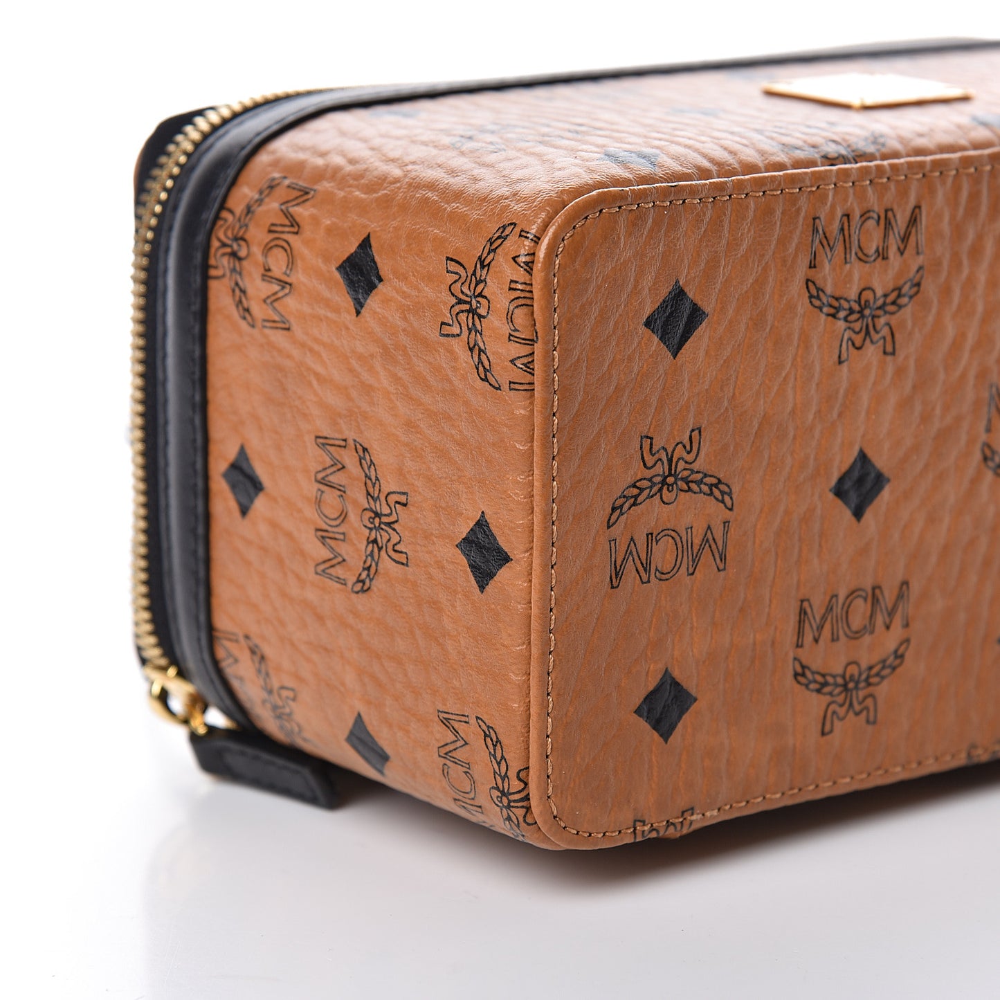Visetos Vanity Case Cognac Black