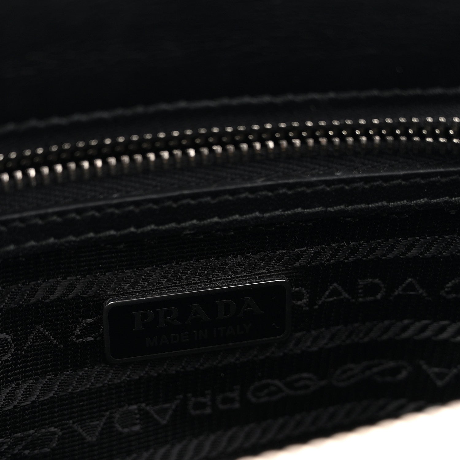Prada Satin Crystal Mini Galleria Double Zip Tote Metal 6 of 10