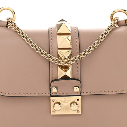 Valentino Garavani Vitello Small Glam Lock Rockstud Flap Poudre 7 of 13