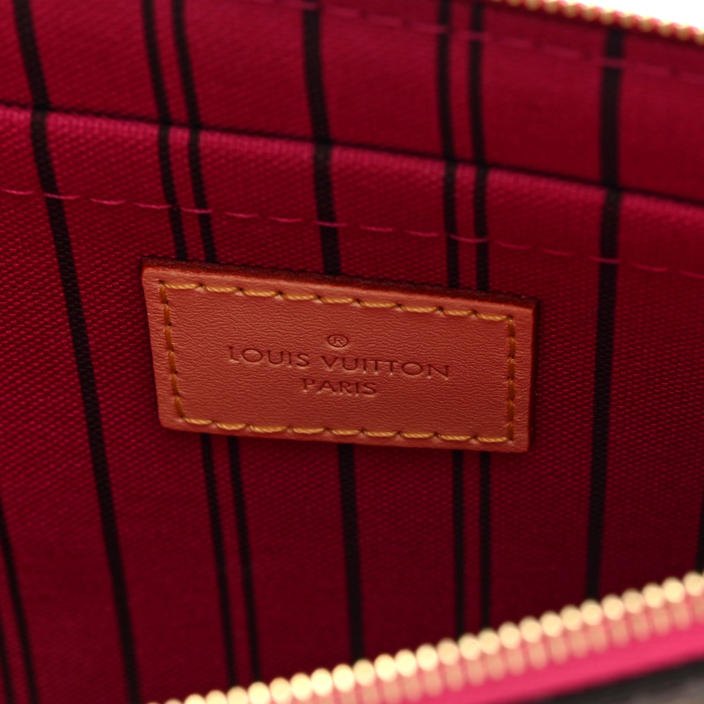 Monogram Neverfull MM GM Pochette Pivoine