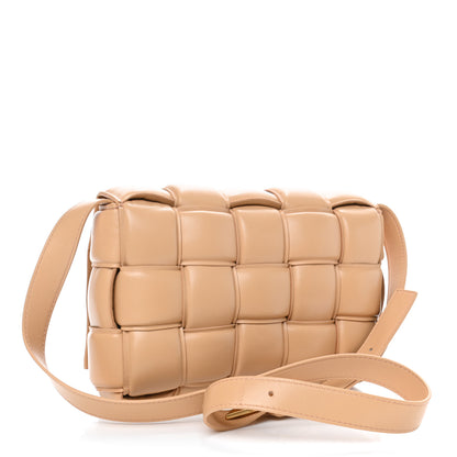 Bottega Veneta Nappa Maxi Intreccio Padded Cassette Crossbody Bag Almond 2 of 4