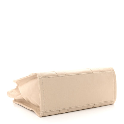 Marc Jacobs Cotton Canvas Medium The Traveler Tote Bag Beige 4 of 10
