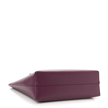 Tom Ford Grained Calfskin Small T Tote Bordeaux 4 of 14