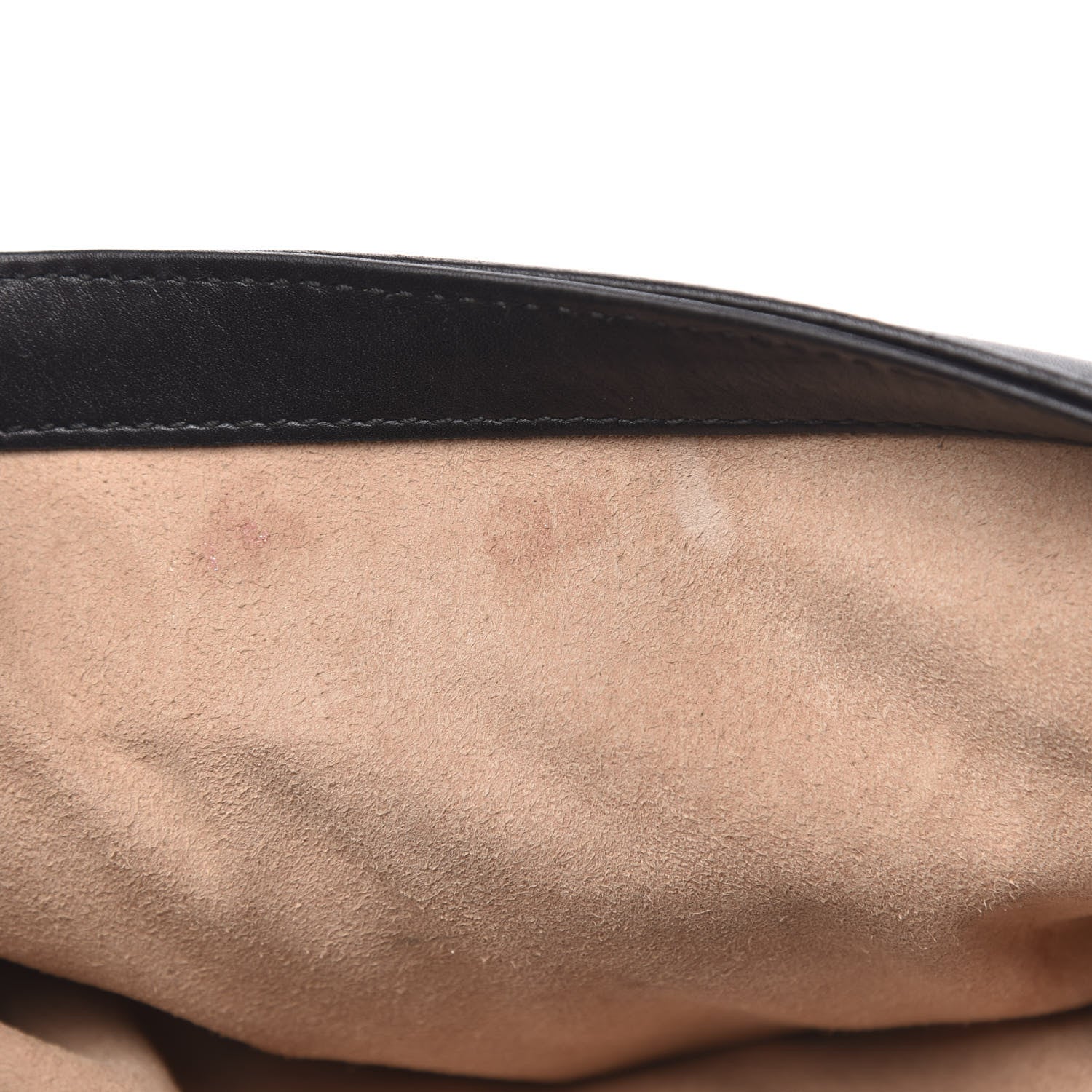 Gucci Calfskin Matelasse Small GG Marmont Shoulder Bag Black 13 of 15