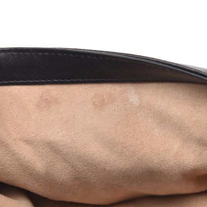 Gucci Calfskin Matelasse Small GG Marmont Shoulder Bag Black 13 of 15
