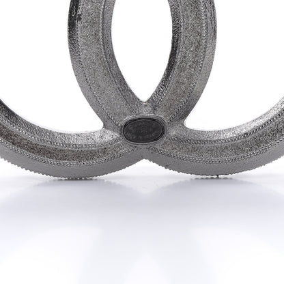 Chanel Ruthenium Pearl CC Brooch Dark Grey 4 of 6