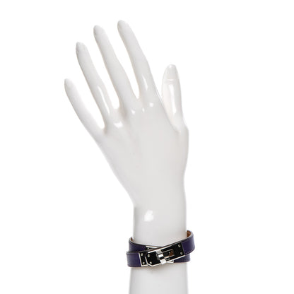 Hermes Swift Kelly Double Tour Bracelet XS Iris 2 of 5