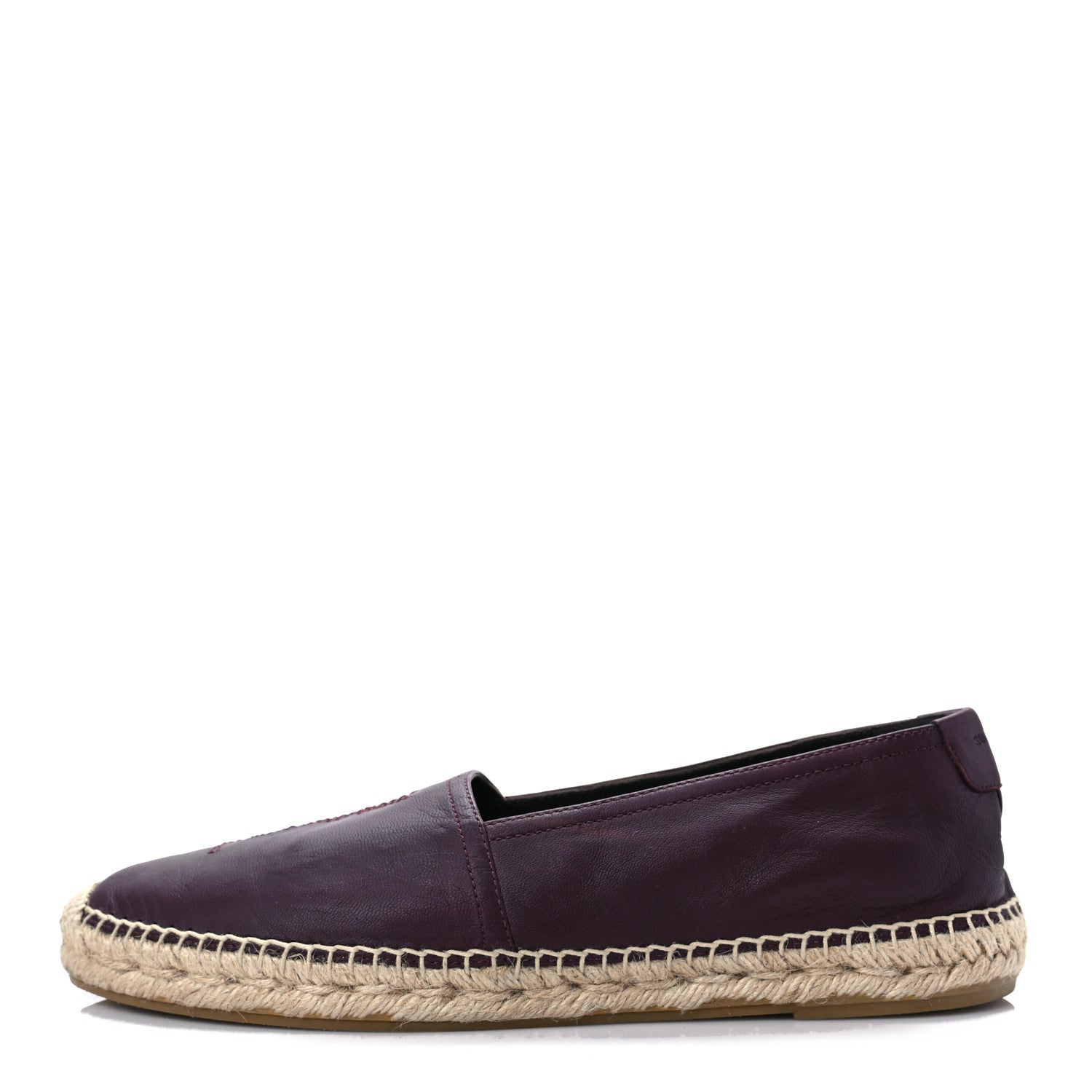 Saint Laurent Nappa Vendome Monogram Espadrilles 42 Barolo 1 of 7