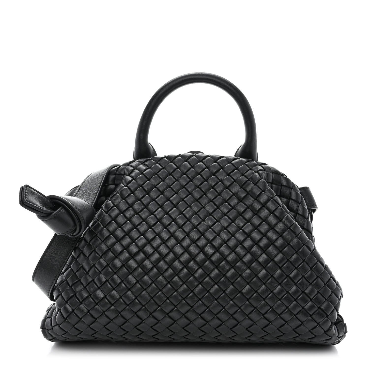 Bottega Veneta Nappa Intrecciato Small Padded The Handle Black 1 of 9