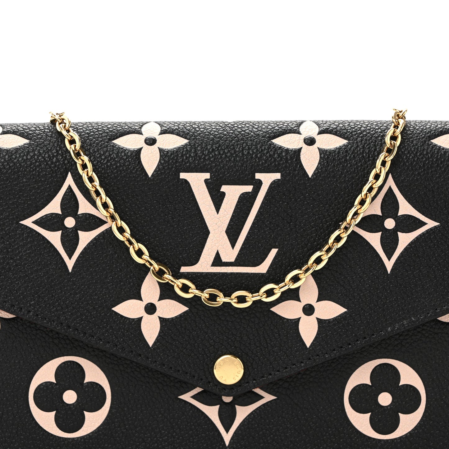 Empreinte Monogram Giant Felicie Pochette Black Beige