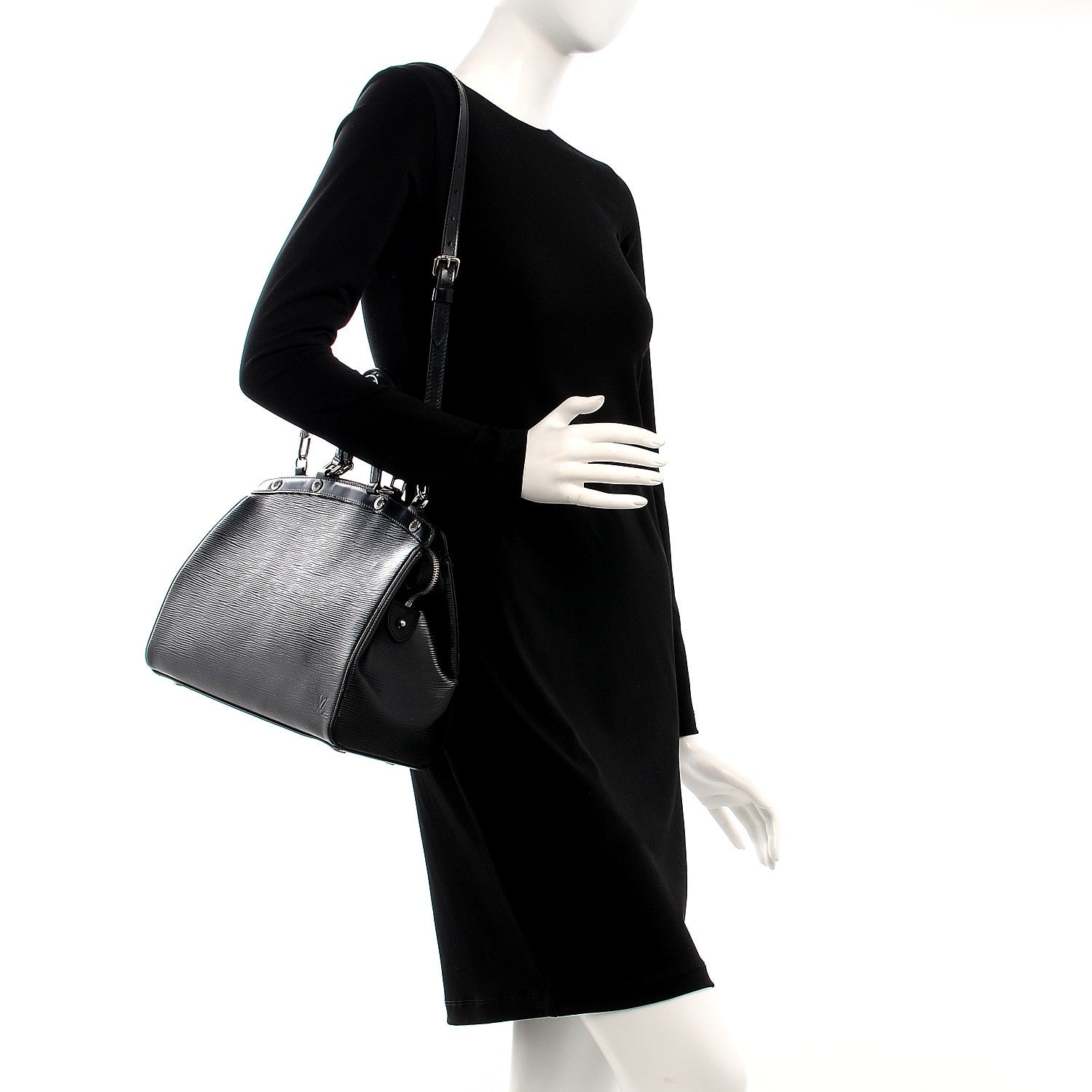 Louis Vuitton Epi Brea MM Black 2 of 7